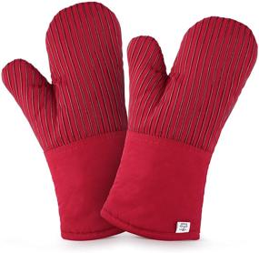 img 4 attached to Zulay Professional Oven Mitts Comfortable