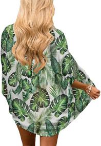 img 3 attached to Tropical Hawaiian Women's Chiffon Cardigans: Stylish Clothing for Women