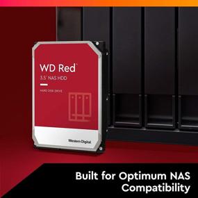 img 2 attached to 🔒 Reliable Performance: Western Digital 4TB WD Red SMR NAS Internal Hard Drive - 5400 RPM, SATA 6 Gb/s, 256MB Cache, 3.5" - WD40EFAX