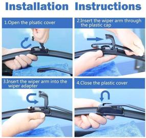 img 2 attached to WINDSHIELD WIPER BLADE Universal Inches Replacement Parts