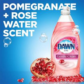 img 1 attached to 🌟 Dawn Gentle Clean Dishwashing Liquid Dish Soap Pomegranate Splash 24 oz (Pack of 2) - Powerful Cleaning with a Refreshing Burst of Pomegranate Fragrance!