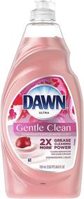 img 4 attached to 🌟 Dawn Gentle Clean Dishwashing Liquid Dish Soap Pomegranate Splash 24 oz (Pack of 2) - Powerful Cleaning with a Refreshing Burst of Pomegranate Fragrance!