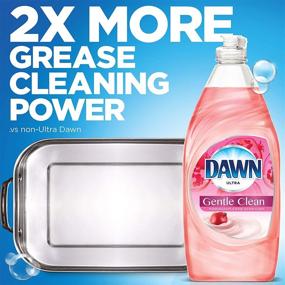 img 2 attached to 🌟 Dawn Gentle Clean Dishwashing Liquid Dish Soap Pomegranate Splash 24 oz (Pack of 2) - Powerful Cleaning with a Refreshing Burst of Pomegranate Fragrance!