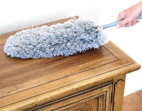 img 2 attached to 🧹 Flexible Head Microfiber Fluffy Duster by EVERCLEAN for Hard-to-Reach Areas, Soft-Touch Comfort Grip - Pack of 3 Dusters (6065-34)