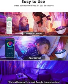 img 3 attached to 🌌 Transform Your Space with TRUDIN Star Projector: Nebula, Ceiling Stars, and Galaxy Projector Light (Aurroa)"