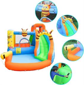 img 1 attached to Doctor Dolphin Inflatable Bounce: Ultimate Outdoor Sports & Play Experience for Inflatable Bouncers