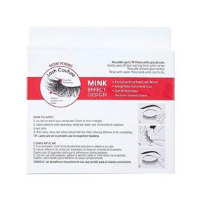 img 2 attached to 💋 KISS Faux Mink False Eyelashes Double Pack - Knot-Free Lash Band, Reusable, Contact Lens Friendly, Easy Application - Ultrafine, Tapered, Synthetic Lashes - Style Muse, 2 Pairs