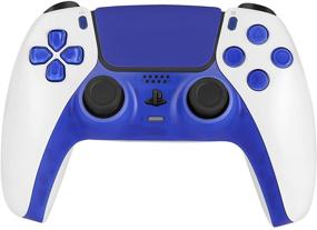 img 3 attached to 🎮 TOMSIN PS5 Controller Replacement Button Set - Translucent Blue Faceplate Cover, D-pad, Action Buttons, with Repair Tools