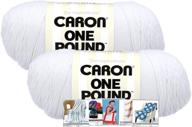 caron one pound yarn patterns knitting & crochet logo