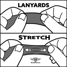 img 1 attached to Buckle Down Lanyard: Accurate Inch and Centimeter Measurement Standard