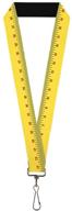 buckle down lanyard: accurate inch and centimeter measurement standard logo