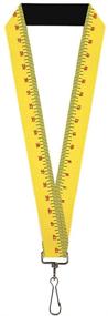 img 2 attached to Buckle Down Lanyard: Accurate Inch and Centimeter Measurement Standard