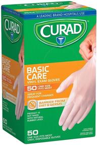 img 2 attached to Curad Basic Care Vinyl Exam Gloves - Affordable 50 CT Medical Gloves for Enhanced Protection