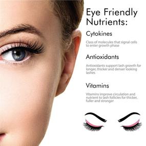 img 2 attached to Улучшите свои естественные ресницы с сывороткой для роста ресниц MD Lash Factor - гарантированный более пухлый, более длинный и плотный вид! Поставка на 3 месяца.