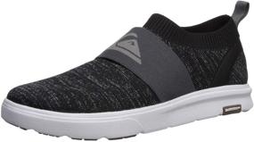 img 4 attached to Quiksilver Amphibian Slip Sneaker Black Men's Shoes