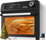 versatile 10-in-1 xl 26.5qt toaster oven air fryer combo: convection, rotisserie, dehydrator, 1700w power, healthy oil-less cooking логотип