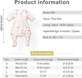 img 2 attached to Comfortable and Convenient Lightweight Toddler 👶 Wearable Blanket Sleeve for Kids' Nursery Bedding