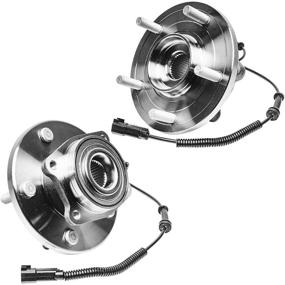 img 4 attached to Detroit Axle - Front Wheel Hub & Bearing Assembly Replacement: 🔧 Town & Country, Dodge Grand Caravan, VW Routan, Ram C/V - 2pc Set