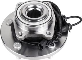 img 2 attached to Detroit Axle - Front Wheel Hub & Bearing Assembly Replacement: 🔧 Town & Country, Dodge Grand Caravan, VW Routan, Ram C/V - 2pc Set