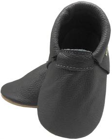 img 2 attached to 👶 SAYOYO Baby Soft Sole Leather Shoes: Stylish Footwear for Infants and Toddlers