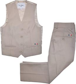 img 3 attached to Pierre Cardin Boys Pants Set: 2-Piece Boys' Clothing Ideal for Versatile Styling