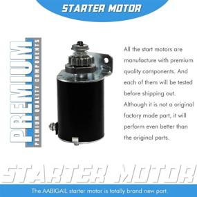 img 2 attached to 🔌 Premium Starter Motor Replacement for Cub Cadet, John Deere, Sabo, Scotts, and Toro - 14.5-18.5 HP Models 1998-2011 | Part Number: 693551 LG693551