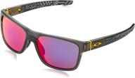 🕶️ premium style: oakley men's oo9361 crossrange square sunglasses - the ultimate eyewear option logo