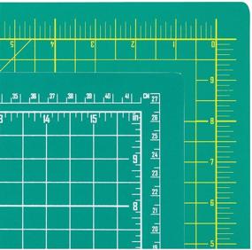 img 3 attached to 🔪 ZERRO Self-Healing Cutting Mat: Double-Sided, Durable 5-Ply, 12" x 18" (A3) - The Ultimate Cutting Solution