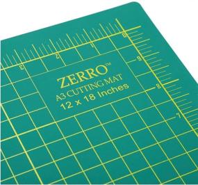 img 1 attached to 🔪 ZERRO Self-Healing Cutting Mat: Double-Sided, Durable 5-Ply, 12" x 18" (A3) - The Ultimate Cutting Solution