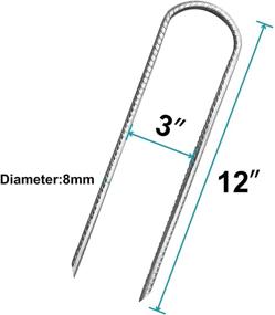 img 1 attached to 🌲 Eurmax Galvanized Trampoline Stakes - 4Pcs Pack
