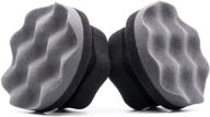 аппликатор glearo tire dressing: 2-пакет повторно используемых пенных накладок для идеального блеска шин - простое и аккуратное детейлинг шин с дизайном большого шестигранного узора. логотип