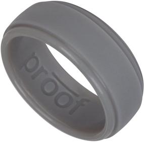 img 1 attached to Proof Mens Silicone Wedding Ring Sports & Fitness