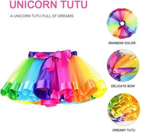 img 3 attached to 🦄 Enchanting Rainbow Unicorn Birthday Costumes Headband: Sparkle with Magic!
