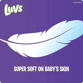 img 1 attached to Luvs Overnight Diapers Size 1 (37ct) for 👶 Babies 8-14lbs - Includes Bonus 10ct Honest Baby Wipes