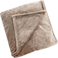 🔥 brookstone n-a-p cozy plush heated blanket - dual-zone warming, 2 remote controllers - 10 heat settings, auto-off - king size machine washable taupe blanket logo