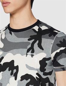 img 2 attached to Diesel Mens UMLT DIEGOS 🔥 Camouflage T-Shirt: Unleash Your Inner Urban Rebel