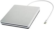 💿 viktck ultra slim external cd dvd drive usb c: portable burner writer player for macbook pro air imac laptop (mac os & windows 10) logo