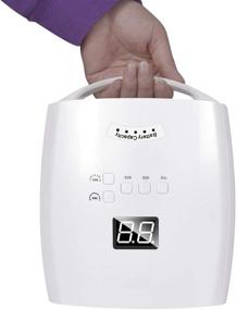 img 3 attached to 💅 Rechargeable Cordless Nail Dryer: Painless 54w Gel UV LED Lamp for Salon-Quality Results at Home