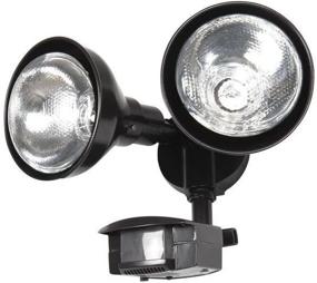 img 3 attached to 💡 Lithonia Lighting OMS 2000 PR2 120 DDB M4 Dark Bronze 2 Head Flood Light with Single Direction Motion Sensor, Increased Wattage