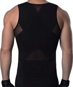 img 3 attached to GSKS Slimming Shapewear Compression Undershirt Sports & Fitness