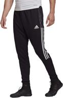 👖 adidas men's tiro 21 track pants: stylish and functional workout bottoms logo