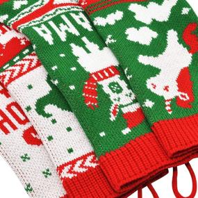 img 3 attached to JOYIN Christmas Stockings Stocking Decorations Seasonal Decor
