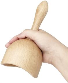 img 3 attached to 🌿 Wooden Handheld Massage Cup for Lymphatic Drainage and Cellulite Reduction - Maderoterapia Kit with Manual Body Sculpting Tools