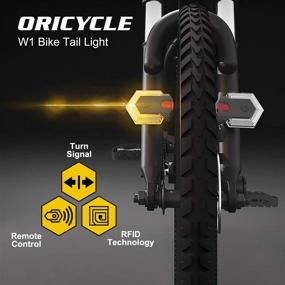 img 3 attached to 🚴 Oricycle W1 Tail Lights for Bikes & Electric Scooters - Ultra Bright, Rechargeable LED Light with Remote Turn Signals