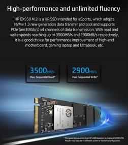 img 3 attached to 💾 HP EX950 1TB M.2 PCIe 3.1 x4 NVMe 3D TLC NAND Внутренний твердотельный накопитель SSD 5MS23AA#ABC