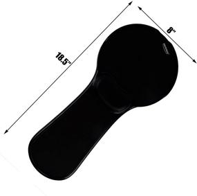 img 2 attached to 💻 Adjustable Ergonomic Computer Arm Rest with Mouse Pad and Wrist Support Extender - DR.DUDU, Ideal for Home Office Desk Chairs