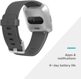 img 1 attached to Умные часы Fitbit из углеродного алюминия в комплекте.