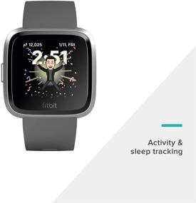 img 3 attached to Умные часы Fitbit из углеродного алюминия в комплекте.