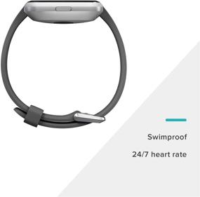 img 2 attached to Умные часы Fitbit из углеродного алюминия в комплекте.