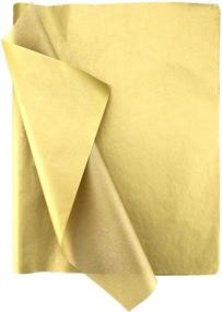 img 3 attached to 🎁 SAVITA 100 Pack 35x50cm/14x20 Inch Gold Metallic Tissue Paper, Metallic Gift Wrapping Tissue for Christmas, Weddings, Birthday Party, Showers, DIY Arts, Crafts